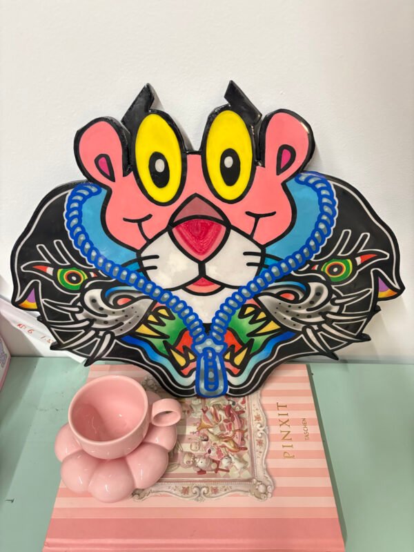 wood handmade  Pink Panther custom - Imagen 2