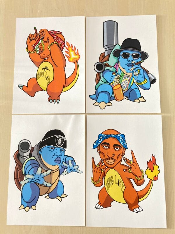 Pack PokemonRAP 2 (4Prints)